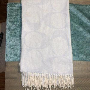 Authentic Wool Silk Cashmere COACH Scarf